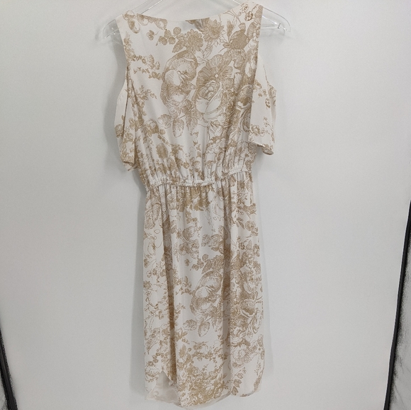 Bailey 44 Cold Shoulder Blouson Midi Floral Dress - Picture 5 of 9